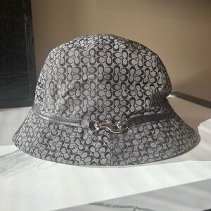 🖤 Y2K Coach Signature Bucket Hat • Fedora • NWT • Black  • Size M/L